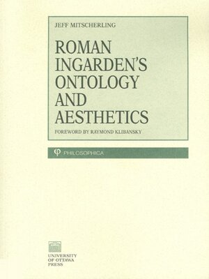 cover image of Roman Ingarden's Ontology and Aesthetics